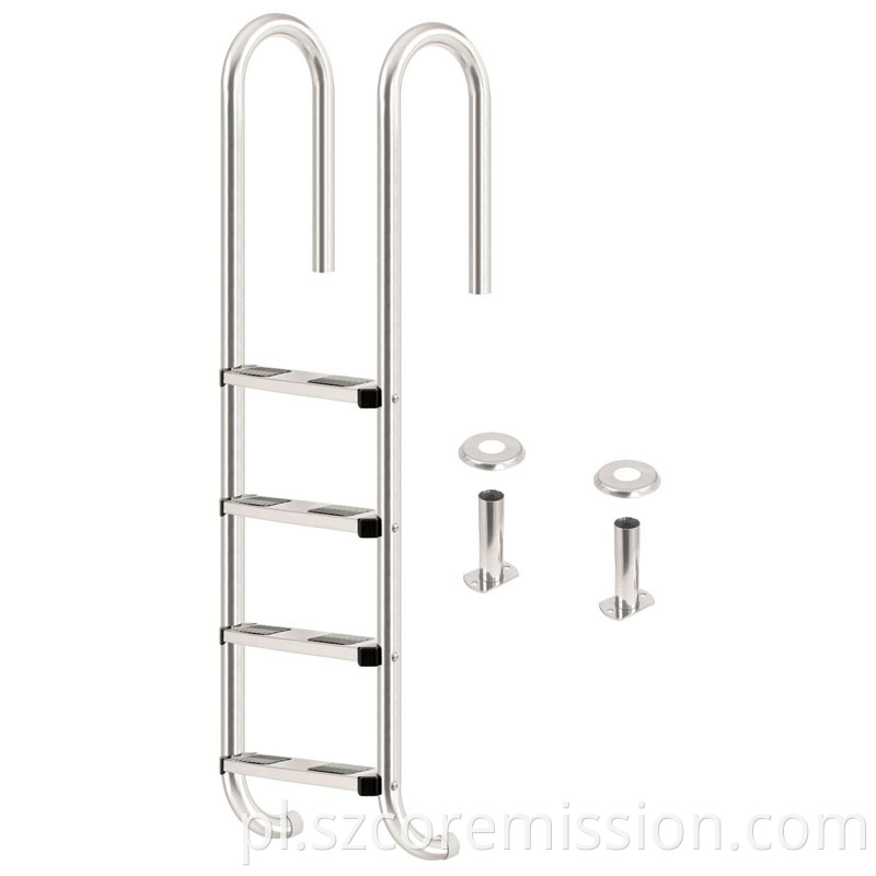 Swimming Pool Deck Ladder Double Sided Pool Ladder